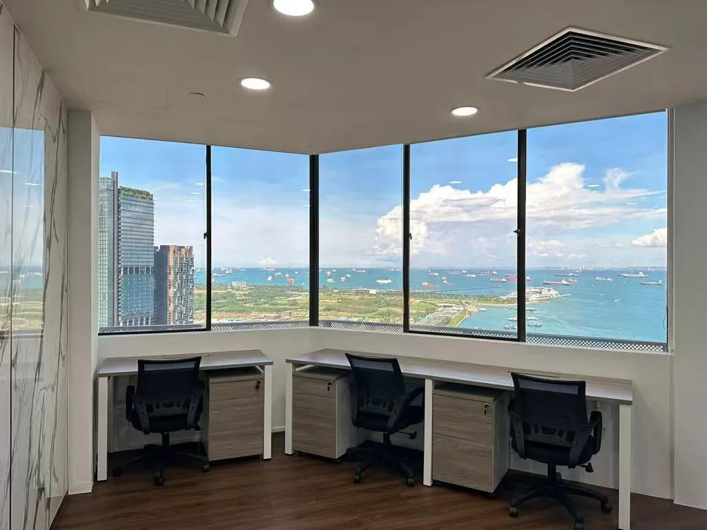 Private serviced office in Singapore CBD with sea views, Penguins Coworking (coworking space in Singapore CBD)
